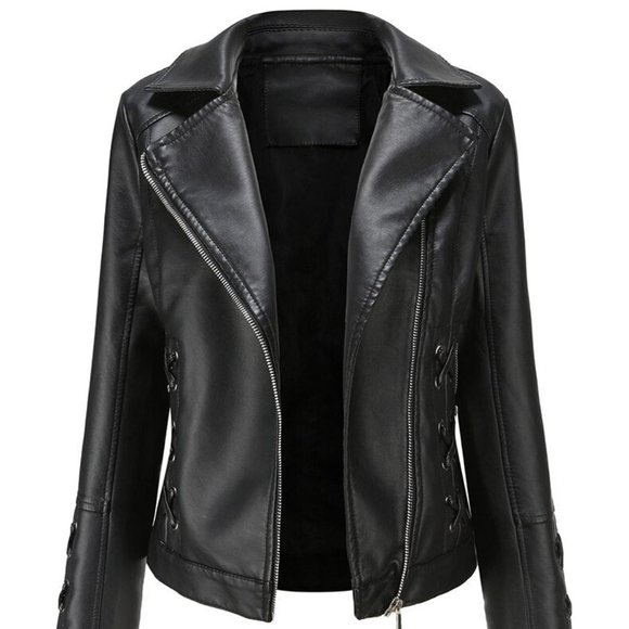 Bashwood Handmade Womens Red Genuine Lambskin Leather Jacket - Picture 1 of 4